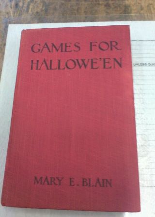Games For Hallowe 