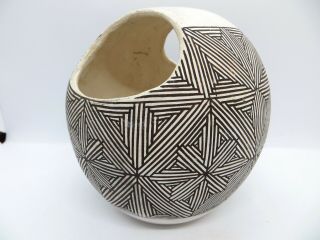 Acoma Pottery Basket Marie Z Chino