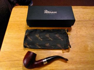 Peterson Pipe Sterling Silver Band - Standard System Smooth Fishtail?? W/box
