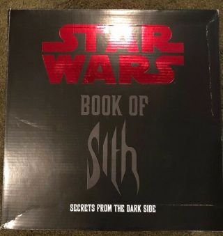 Star Wars Book Of Sith Secrets From The Dark Side Rare Vault Edition Holocron
