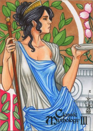 Perna Classic Mythology 3 Hera Artist Proof Sketch Leon Braojos