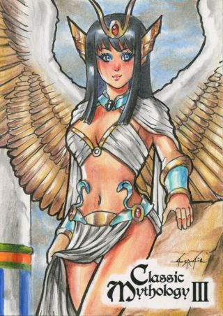 Perna Classic Mythology 3 Isis Artist Proof Sketch Israel Arteaga