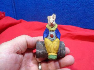 Vintage Easter Bunny Candy Container
