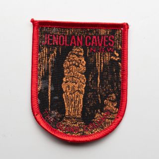 Vintage Jenolan Caves The Grand Column Travel Souvenir Patch