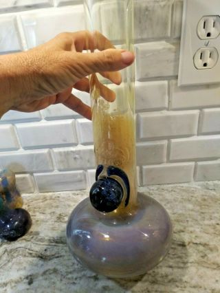 Water Pipe Bong Glass Handmade one of a kind 14 