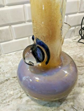 Water Pipe Bong Glass Handmade one of a kind 14 