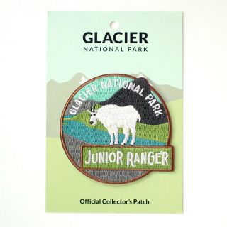 Official Glacier National Park Souvenir Patch Montana Junior Ranger Goat