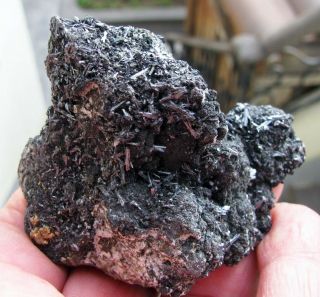 Hutchinsonite Rare Metallic Crystals,  Pyrites & Orpiment On Matrix From Peru.