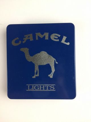 Vintage Old Tobacco Camel Filters Metal Cigarette Case Box Tin Made In Germany