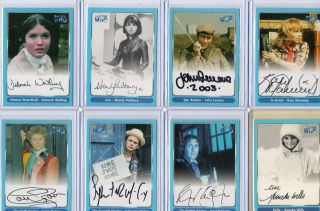 Dr Doctor Who - Autograph & Costume Relic Card Selection Nm Strictly Ink