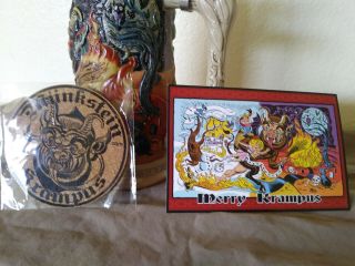 Krampus Beer Stein By Munktiki.  Limited Edition.  2015.  Tiki Mug.