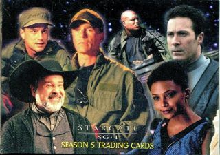 Stargate Sg1 Season 5 Complete 72 Card Base Set