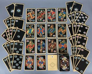 1967 Vintage Russian Palekh Playing Cards Complete Deck Ussr 150 Anniversary 1
