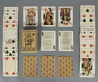 Vintage French Playing Cards Jeu Louis Xiii Editions Jc Dusserre Paris 1978