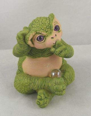 Vintage Dragon Keep - Mum 5118 - Marty Sculpture Inc.  Swarovski Crystal Ball