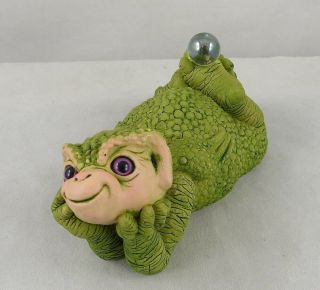 Vintage Dragon Keep - Spud 5119 - Marty Sculpture Inc.  Swarovski Crystal Ball