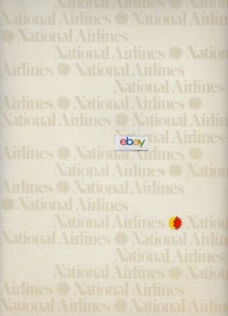 National Airlines 1970 