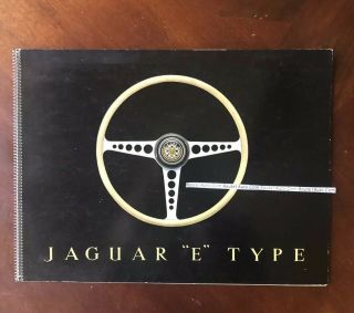 Jaguar E Type Brochure 1960’s Coupe,  Conv,  With Autocar Review.