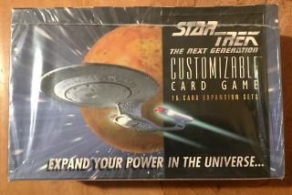 Star Trek The Next Generation Customization Card Game Box 1994
