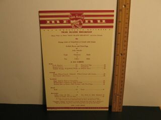 Pennsylvania Railroad Trail Blazer Breakfast Menu Reprint Of 1940
