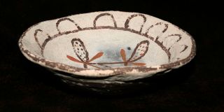 Rare 19th century Hopi Polacca Polychrome Bowl 5 3/8 