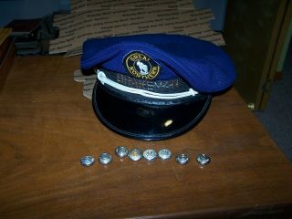 Great Northern Railway Brakeman Hat And Buttons