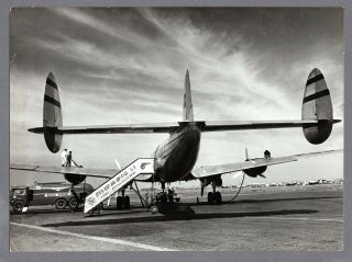 Panair Do Brasil Lockheed Constellation Galeao Airport Rio Vintage Airline Photo