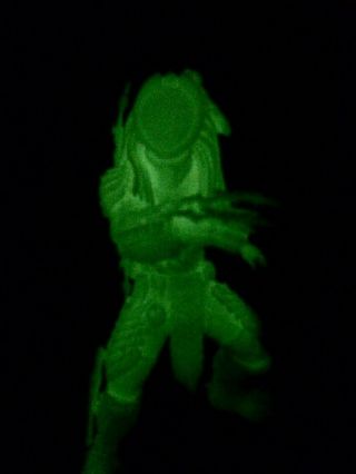 10.  2in 26cm Predator Figure Japan Aliens Versus Predator Grow In The Dark