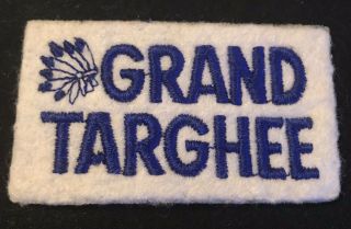 Grand Targhee Vintage Skiing Ski Patch Badge Wyoming Resort Souvenir Travel