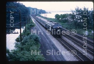 Slide Pc Penn Central E8a 4038 Passenger Action In 1972