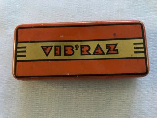 Vib’raz Vintage Double Sided Razor In Tin Case