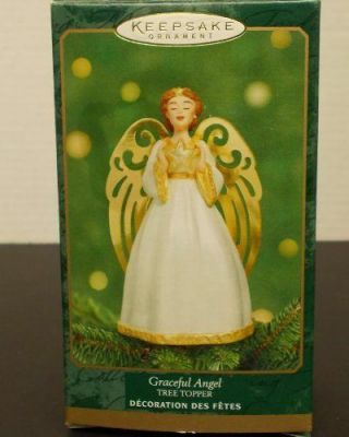Hallmark Miniature Angel Tree Topper Graceful Angel 2001