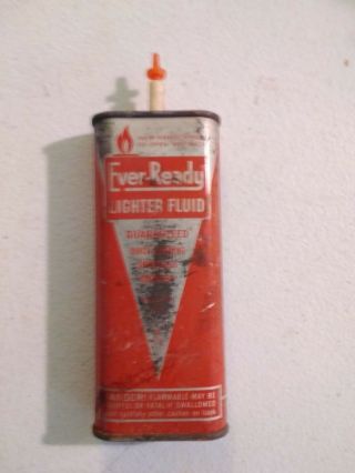 Vintage Everready Lighter Fluid Can (empty)