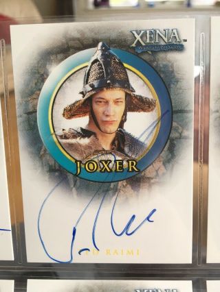 Xena Warrior Princess Seasons 4 & 5 - A2 Ted Raimi - Joxer Autograph/auto Card