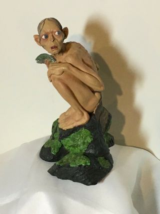 Orig Lord Of The Rings Two Towers Smeagol Gollum Figurine Sideshow Weta 2003
