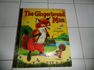 The Gingerbread Man,  A Little Golden Book,  1961 (vintage Richard Scarry)