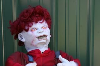 Rare Spirit Halloween Animated Zombie Babies Timmy Tumbles Morbid Prop 5