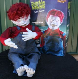 Rare Spirit Halloween Animated Zombie Babies Timmy Tumbles Morbid Prop 7