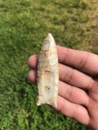 Native American Flintridge Ohio Clovis Point Paleo Arrowhead