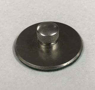 Nickel - Plated Victor Talking Machine Phonograph Turntable Record Hold Down Nut