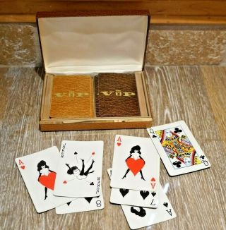Vintage 1970s Playboy VIP Playing Cards,  Playmate Playing Cards & Swizzle Sticks 3