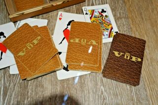 Vintage 1970s Playboy VIP Playing Cards,  Playmate Playing Cards & Swizzle Sticks 4