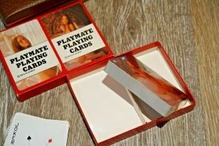 Vintage 1970s Playboy VIP Playing Cards,  Playmate Playing Cards & Swizzle Sticks 8