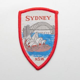 Vintage Sydney Australia N.  S.  W Travel Souvenir Patch