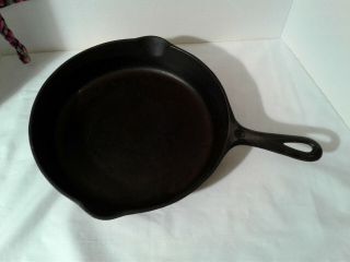 Vintage Griswold 8 Cast Iron Skillet With No Heat Ring Large Erie Logo1924 - 1940