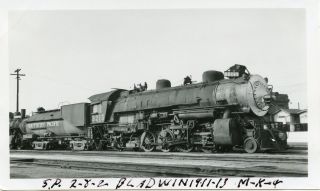 5j767 Rp 1940s Sp Southern Pacific Railroad Engine 3215