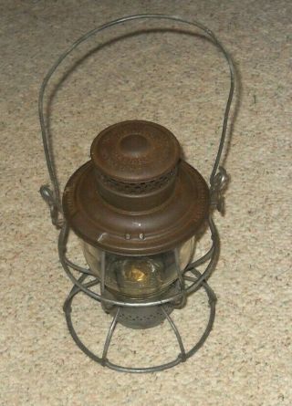 Baltimore & Ohio Railroad B&o Rr Adlake Reliable Lantern W/cc Capitol Globe