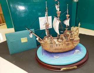 Wdcc Peter Pan Captain Hook’s Ship: The Jolly Roger 1028683 W/coa