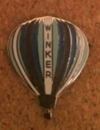Winker Raven Rally Hot Air Balloon Pin