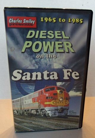Diesel Power On The Santa Fe - 1965 To 1985 - Vhs Tape